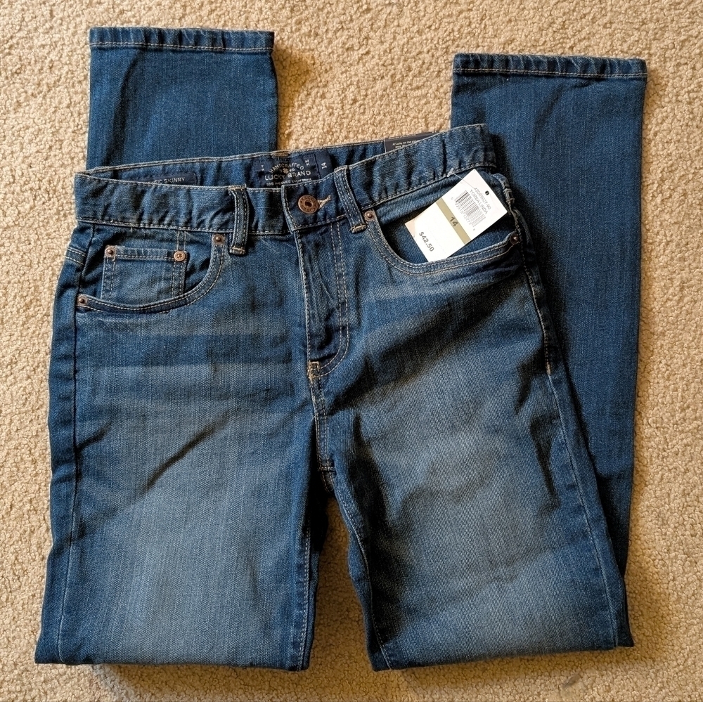 New With Tags Lucky Brand Authentic Skinny With Adjustable Waist Jeans Size 14